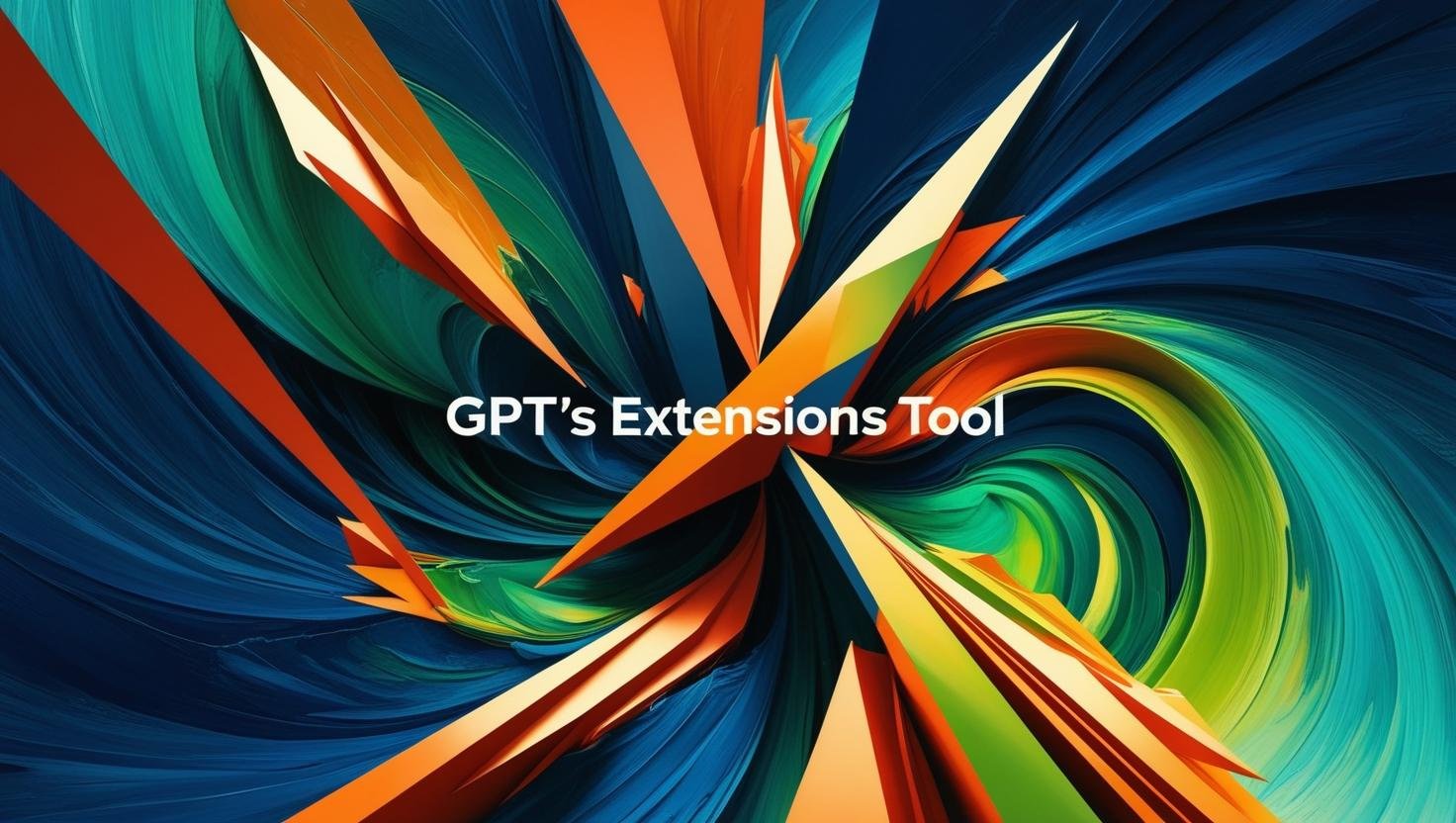 create abstract image for gpt's extentions tool