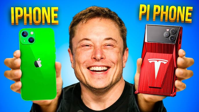 pi phone tesla elon musk